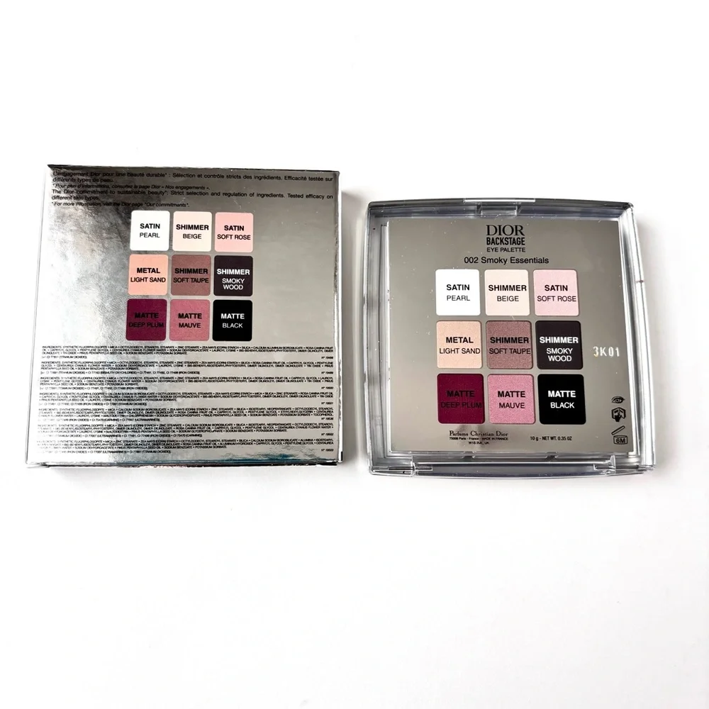 DIOR BACKSTAGE EYE PALETTE 002 Smoky Essentials NIB
